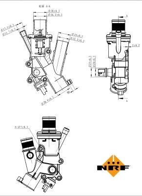 NRF 725165 - Termostats, Dzesēšanas šķidrums ps1.lv