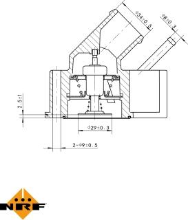 NRF 725102 - Termostats, Dzesēšanas šķidrums ps1.lv