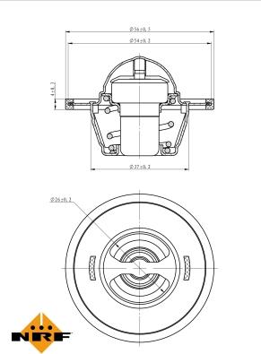 NRF 725135 - Termostats, Dzesēšanas šķidrums ps1.lv