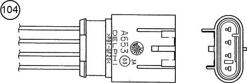 NTK 95607 - Lambda zonde ps1.lv