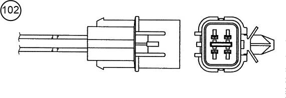 NTK 96344 - Lambda zonde ps1.lv