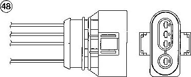 NTK 90698 - Lambda zonde ps1.lv