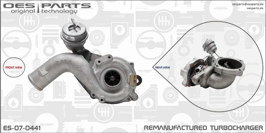 OES PARTS ES-07-0441 - Kompresors, Turbopūte ps1.lv