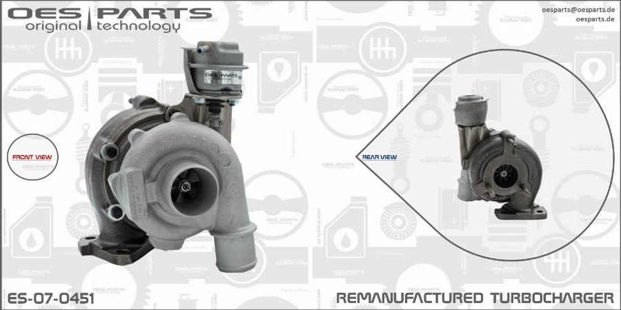 OES PARTS ES-07-0451 - Kompresors, Turbopūte ps1.lv