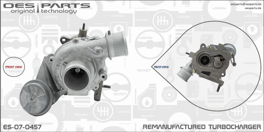 OES PARTS ES-07-0457 - Kompresors, Turbopūte ps1.lv