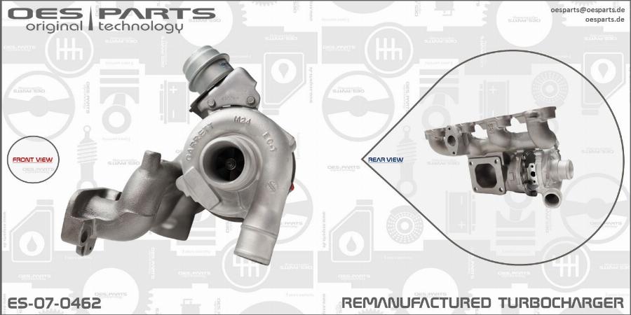 OES PARTS ES-07-0462 - Kompresors, Turbopūte ps1.lv