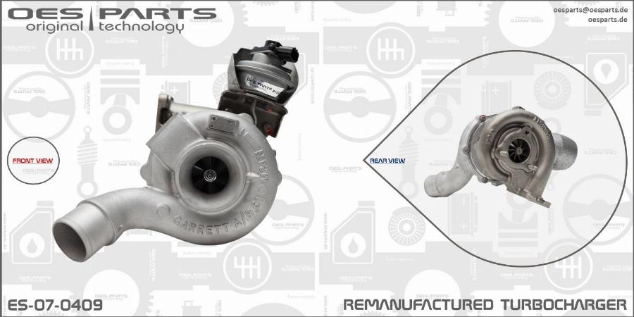 OES PARTS ES-07-0409 - Kompresors, Turbopūte ps1.lv