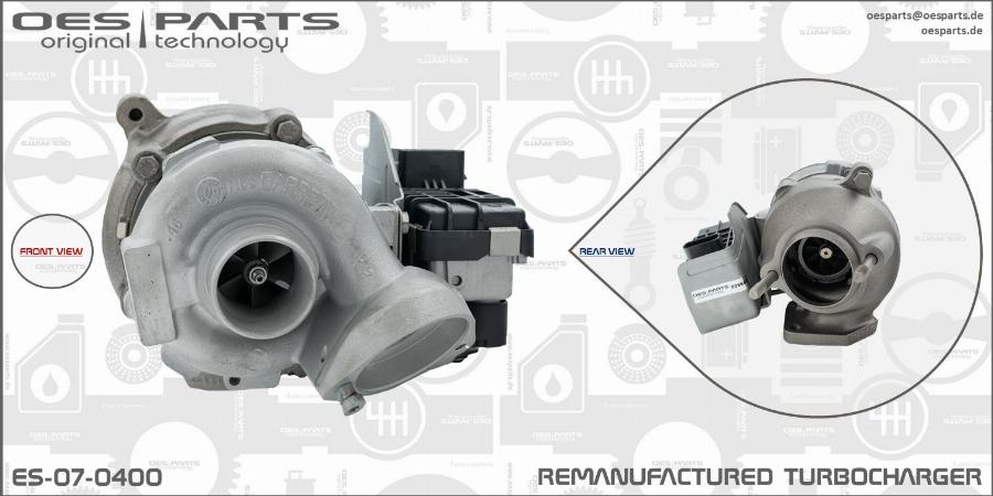 OES PARTS ES-07-0400 - Kompresors, Turbopūte ps1.lv