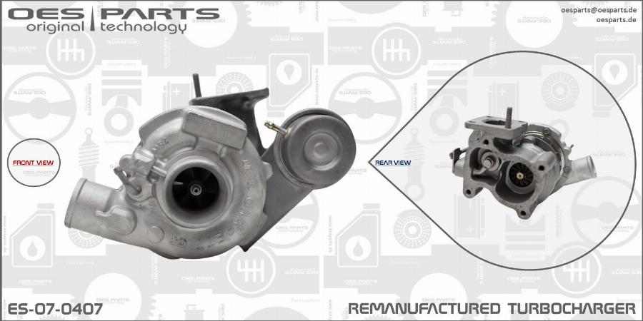 OES PARTS ES-07-0407 - Kompresors, Turbopūte ps1.lv