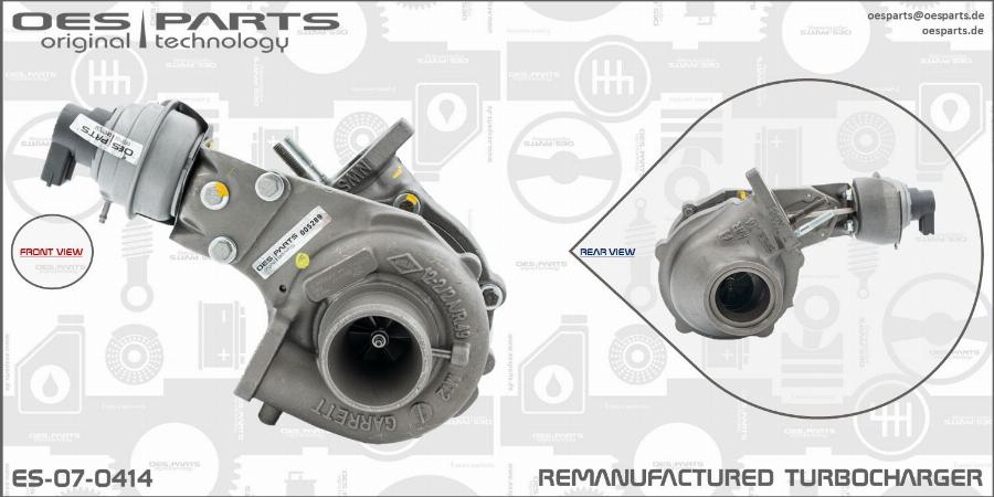 OES PARTS ES-07-0414 - Kompresors, Turbopūte ps1.lv