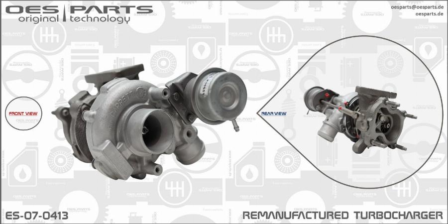 OES PARTS ES-07-0413 - Kompresors, Turbopūte ps1.lv