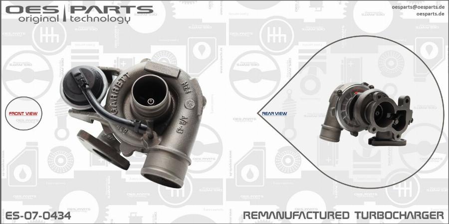 OES PARTS ES-07-0434 - Kompresors, Turbopūte ps1.lv