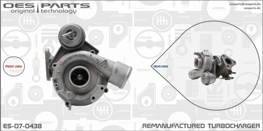 OES PARTS ES-07-0438 - Kompresors, Turbopūte ps1.lv