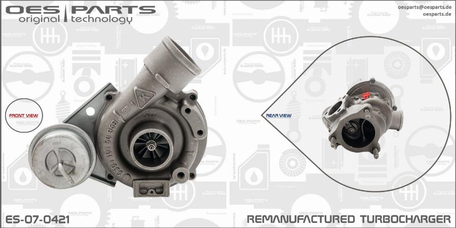 OES PARTS ES-07-0421 - Kompresors, Turbopūte ps1.lv