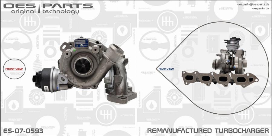 OES PARTS ES-07-0593 - Kompresors, Turbopūte ps1.lv