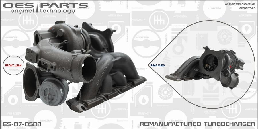 OES PARTS ES-07-0588 - Kompresors, Turbopūte ps1.lv