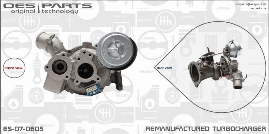 OES PARTS ES-07-0605 - Kompresors, Turbopūte ps1.lv