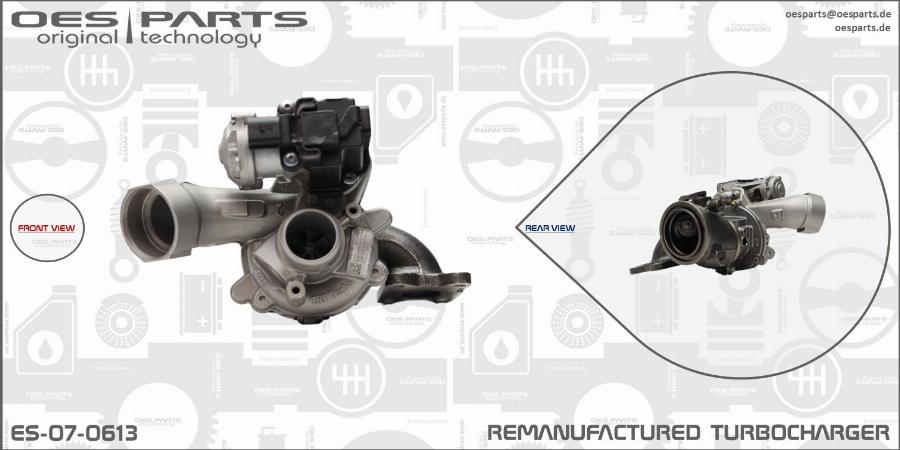 OES PARTS ES-07-0613 - Kompresors, Turbopūte ps1.lv