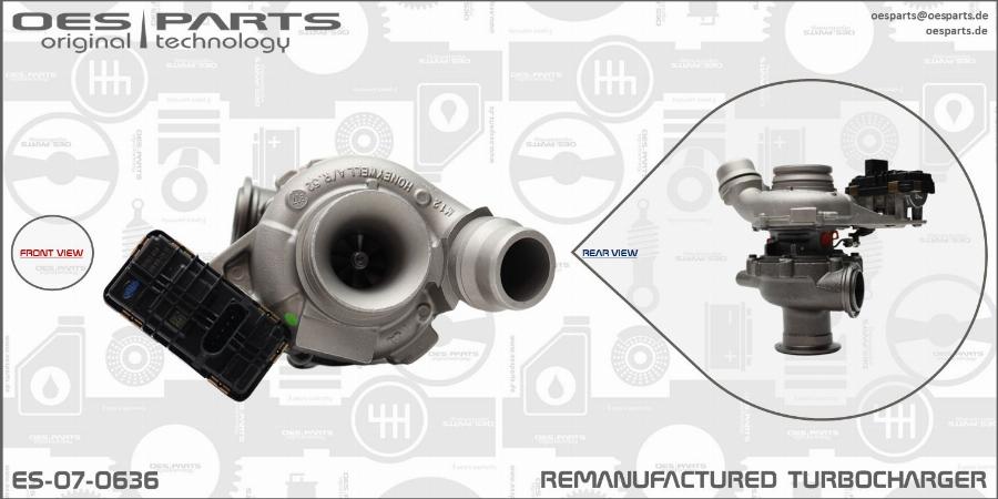 OES PARTS ES-07-0636 - Kompresors, Turbopūte ps1.lv