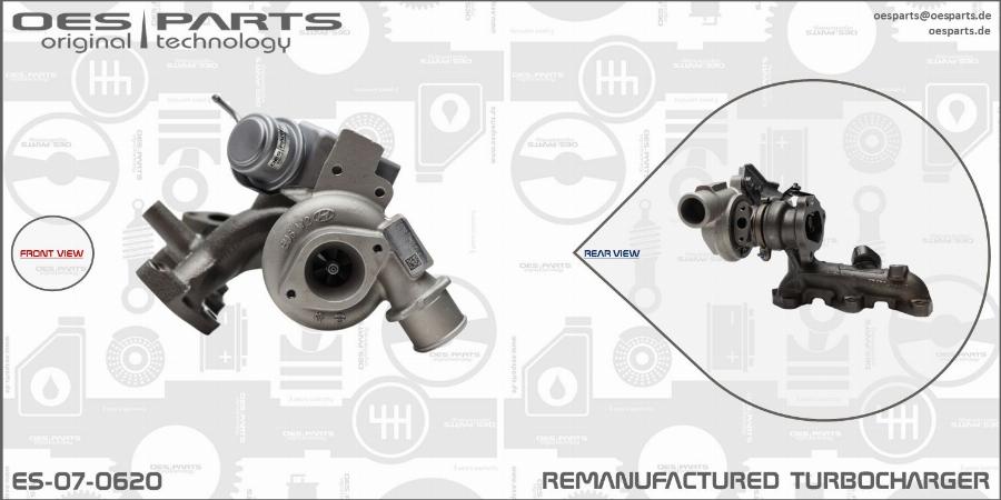 OES PARTS ES-07-0620 - Kompresors, Turbopūte ps1.lv