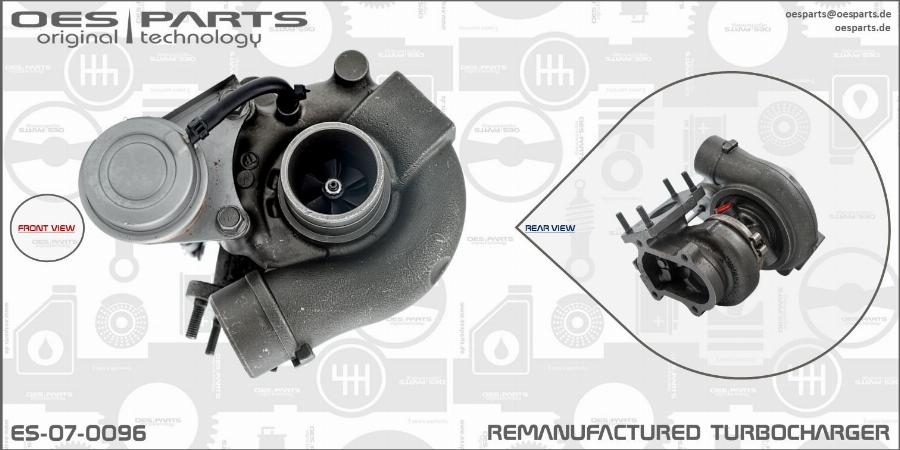 OES PARTS ES-07-0096 - Kompresors, Turbopūte ps1.lv