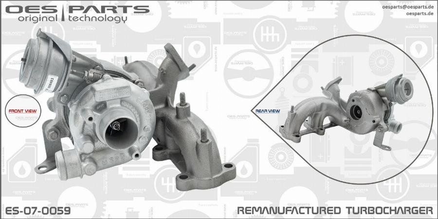 OES PARTS ES-07-0059 - Kompresors, Turbopūte ps1.lv