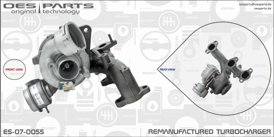 OES PARTS ES-07-0055 - Kompresors, Turbopūte ps1.lv