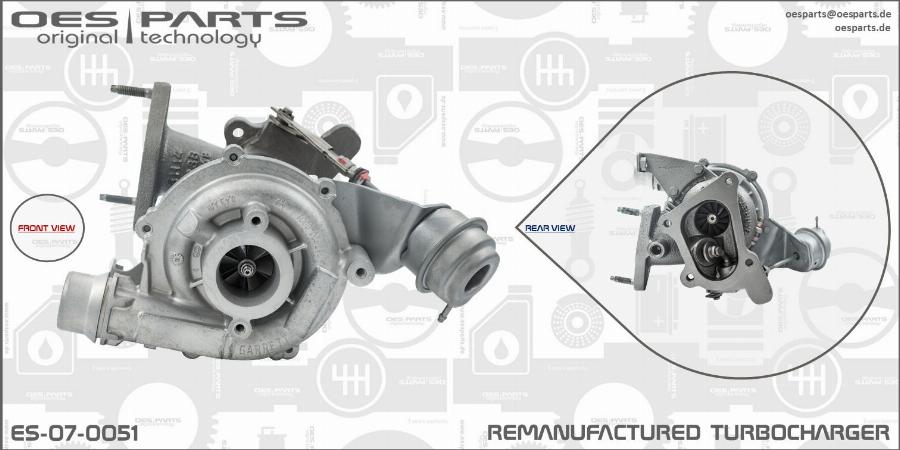 OES PARTS ES-07-0051 - Kompresors, Turbopūte ps1.lv