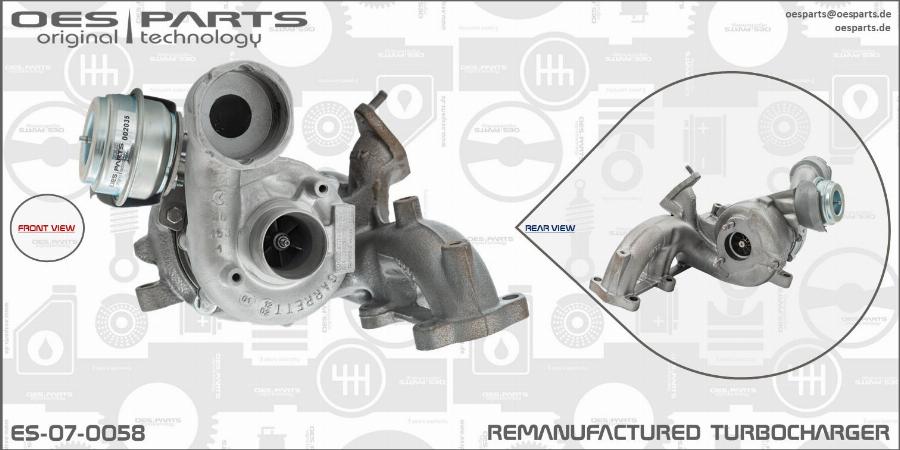 OES PARTS ES-07-0058 - Kompresors, Turbopūte ps1.lv