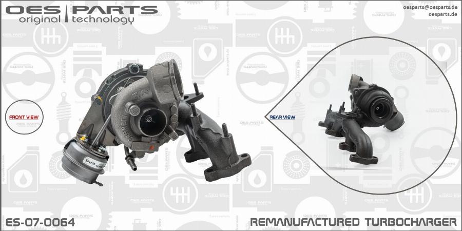 OES PARTS ES-07-0064 - Kompresors, Turbopūte ps1.lv