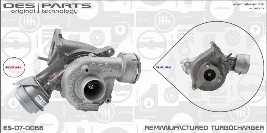 OES PARTS ES-07-0066 - Kompresors, Turbopūte ps1.lv