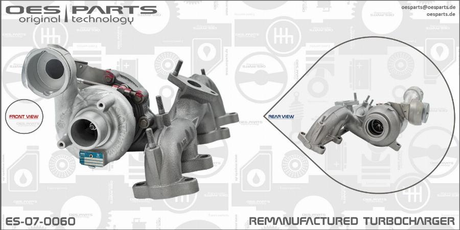 OES PARTS ES-07-0060 - Kompresors, Turbopūte ps1.lv