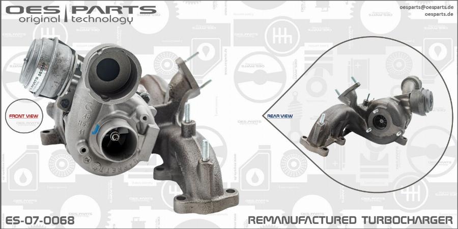 OES PARTS ES-07-0068 - Kompresors, Turbopūte ps1.lv