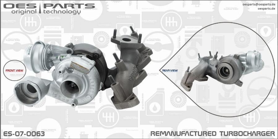 OES PARTS ES-07-0063 - Kompresors, Turbopūte ps1.lv