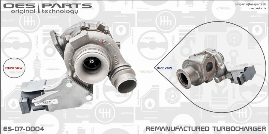 OES PARTS ES-07-0004 - Kompresors, Turbopūte ps1.lv