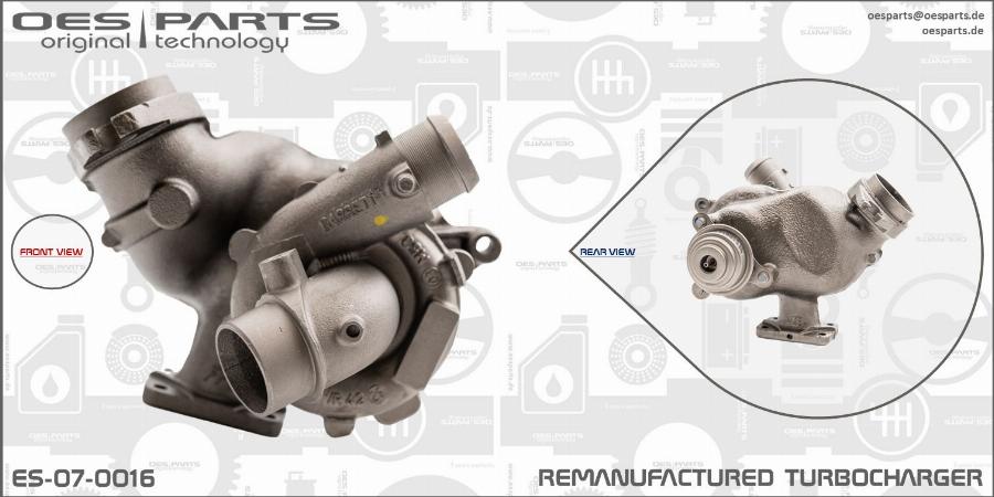 OES PARTS ES-07-0016 - Kompresors, Turbopūte ps1.lv