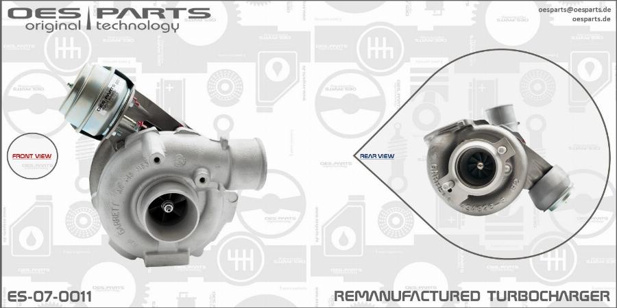 OES PARTS ES-07-0011 - Kompresors, Turbopūte ps1.lv