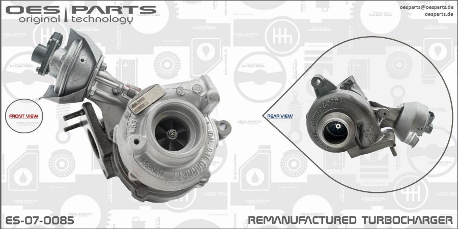 OES PARTS ES-07-0085 - Kompresors, Turbopūte ps1.lv