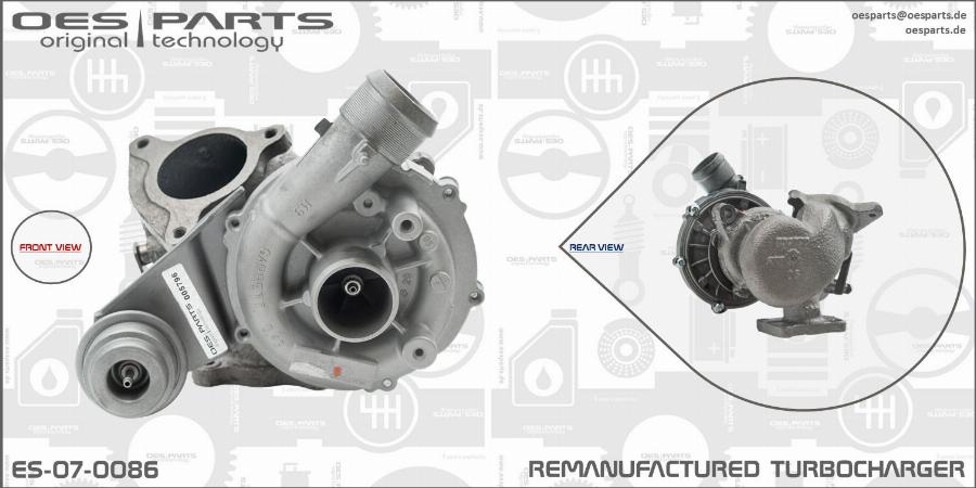 OES PARTS ES-07-0086 - Kompresors, Turbopūte ps1.lv