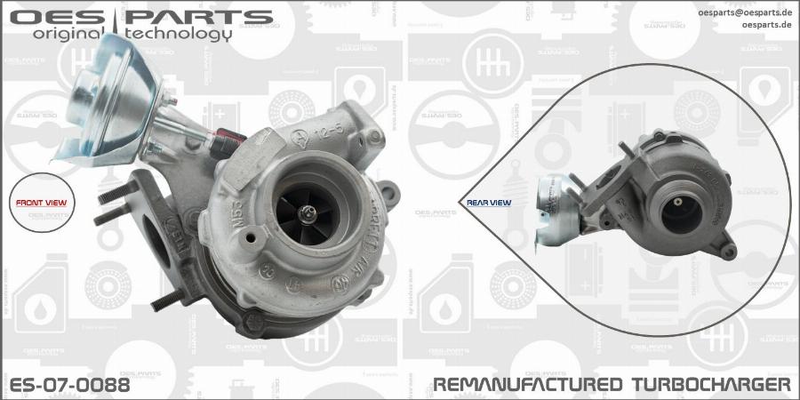 OES PARTS ES-07-0088 - Kompresors, Turbopūte ps1.lv