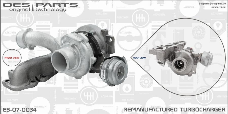 OES PARTS ES-07-0034 - Kompresors, Turbopūte ps1.lv