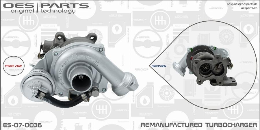 OES PARTS ES-07-0036 - Kompresors, Turbopūte ps1.lv