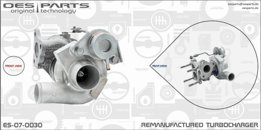 OES PARTS ES-07-0030 - Kompresors, Turbopūte ps1.lv