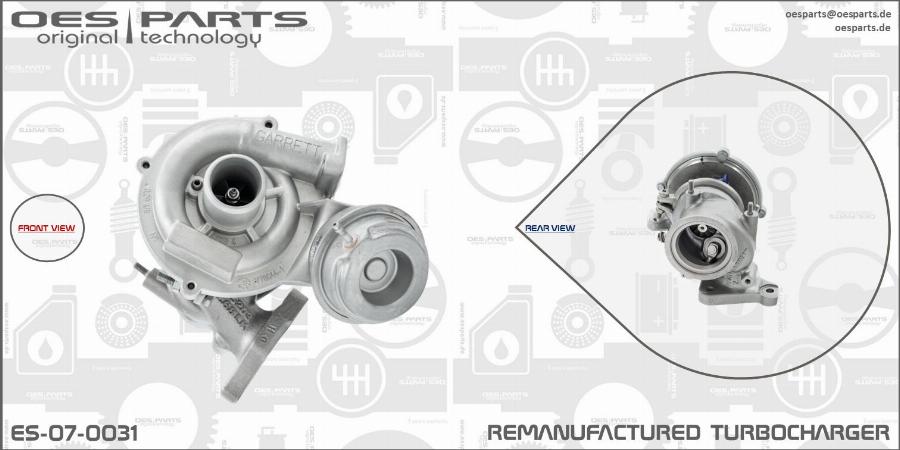 OES PARTS ES-07-0031 - Kompresors, Turbopūte ps1.lv