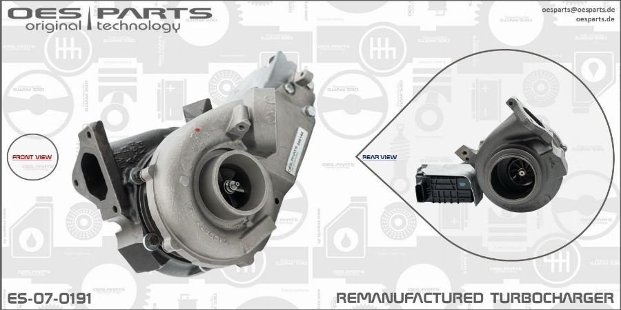 OES PARTS ES-07-0191 - Kompresors, Turbopūte ps1.lv