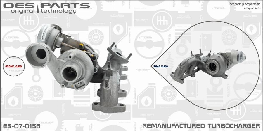 OES PARTS ES-07-0156 - Kompresors, Turbopūte ps1.lv