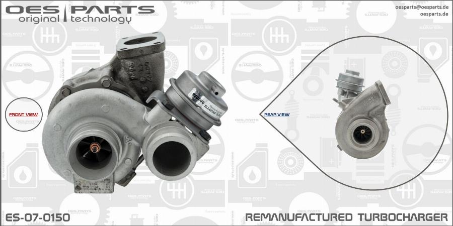 OES PARTS ES-07-0150 - Kompresors, Turbopūte ps1.lv