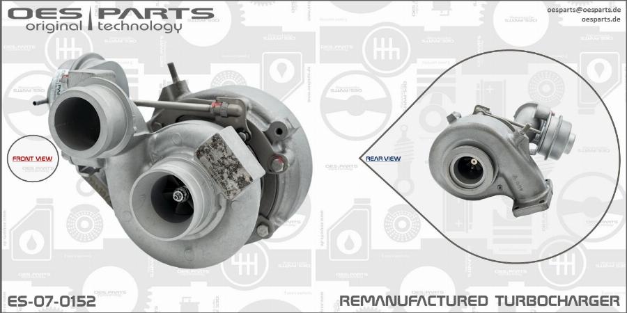 OES PARTS ES-07-0152 - Kompresors, Turbopūte ps1.lv