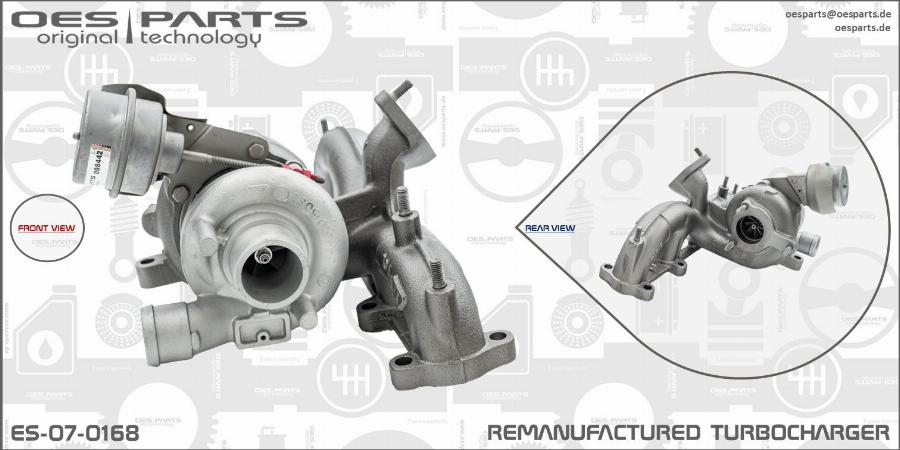 OES PARTS ES-07-0168 - Kompresors, Turbopūte ps1.lv