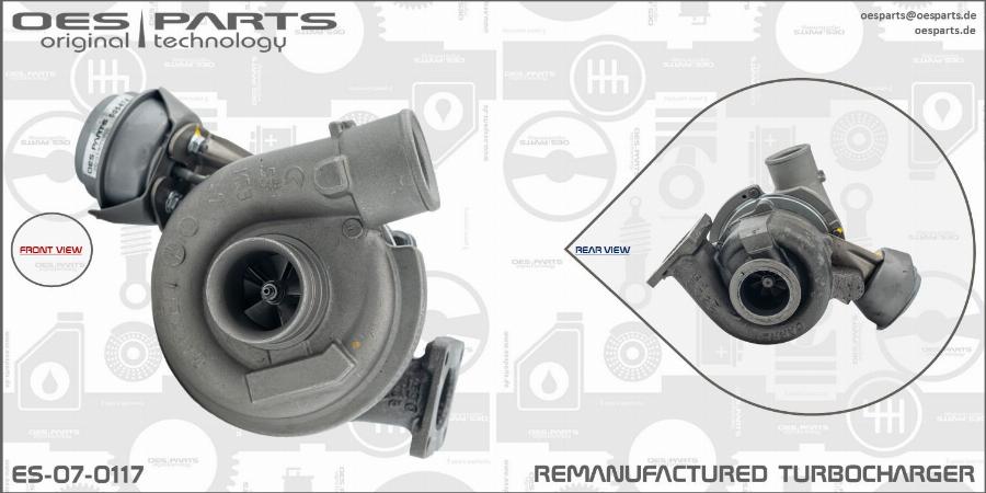 OES PARTS ES-07-0117 - Kompresors, Turbopūte ps1.lv